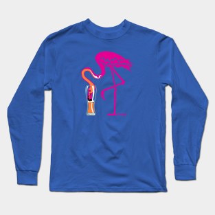 Flamingo-ing-going-gone! Long Sleeve T-Shirt